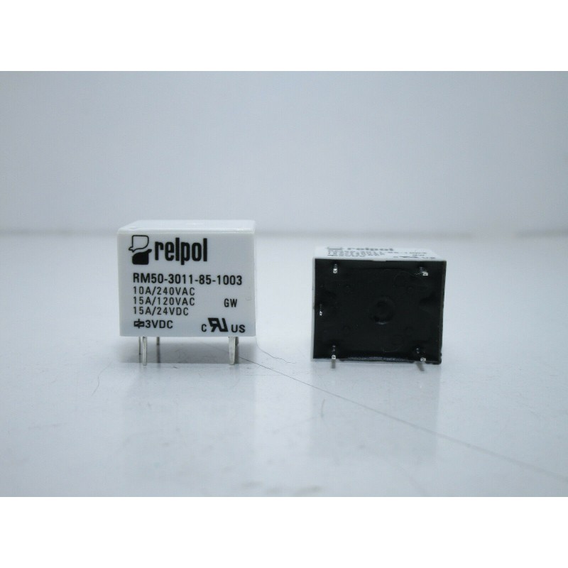 Relè RELPOL elettromagnetico SPDT RM50-3011-85-1003 bobina 3vdc 10A/240V 15A/24V