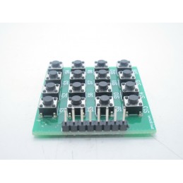 Tastiera mcu 4x4 a matrice con 16 mini pulsanti 6x6x5mm 39x43mm per arduino