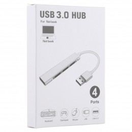 Hub 4 porte USB 3.0 case in alluminio trasferimento ad alta velocità