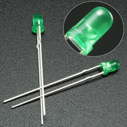Diodo led luce verde 3mm...