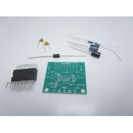 Kit fai da te scheda con amplificatore digitale audio stereo TDA7297 12V 15w+15w