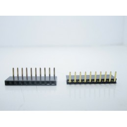 5 pz Strip line stripline connettori femmina 8 poli pin 1x8 passo 2,54mm