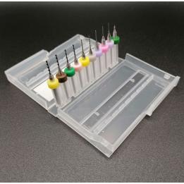 10 Punte in carburo tungsteno da 0.3 a 1.2mm per cnc circuiti stampati pcb smt