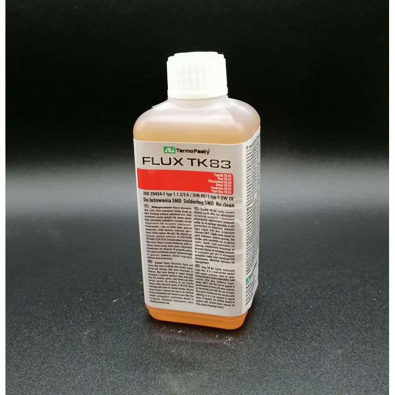 Flussante liquido no clean Topnik TK 83 100 ml per bga saldature a stagno  smd