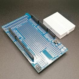 Protoshield V3.0 per Arduino MEGA 2560 + mini breadboard 170 punti