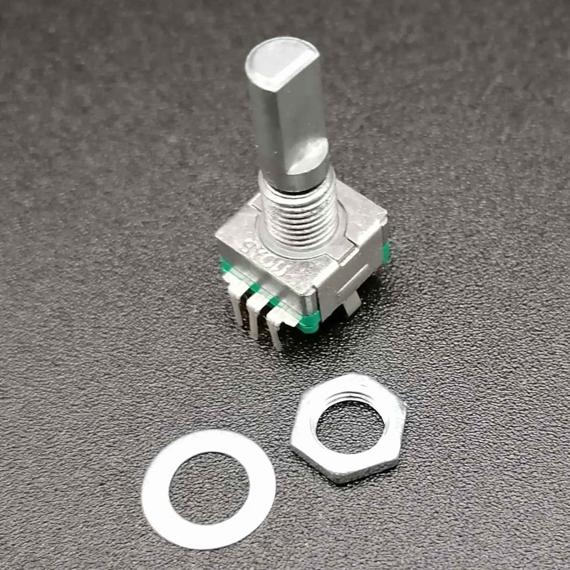 Encoder rotativo da circuito stampato 2 canali con pulsante