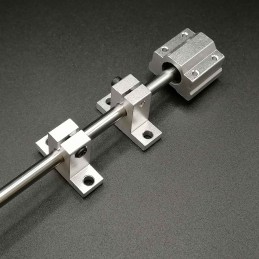 Supporto verticale T SK8 per barra liscia 8mm stampante 3D cnc 