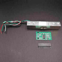 Cella di carico 20kg per peso bilancia arduino 12,7x12,7mm 80cm con HX711