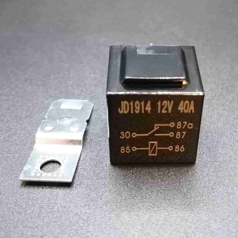 Relè 12v 30a 40a spst relay 5 pin contatti universale per auto campenautica