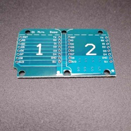 Dual base shield per Wemos...