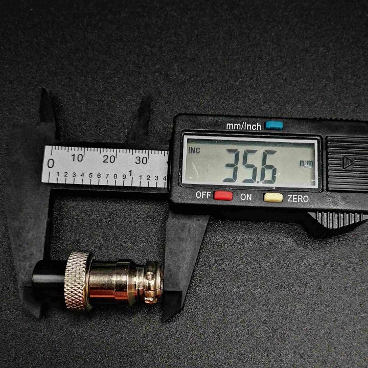 Kit connettori circolari gx16 8 pin 16mm maschio femmina da pannello