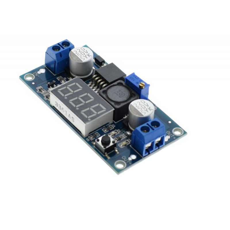 Convertitore regolatore di tensione step down con display lm2596 1,25v-37v 3A Convertitore regolatore di tensione step down con display lm2596 1,25v-37v 3A