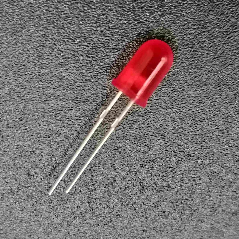 10 Led diodi rossi 5mm 4-10mcd per arduino raspberry elettronica