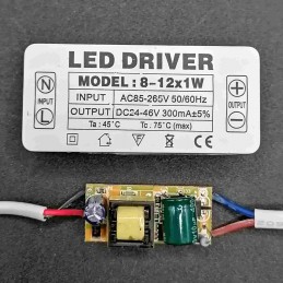 Driver led 10w 220v 300mAh...