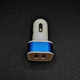 Caricatore da Auto Universale 2 Porte USB 5V 1A&2.1A Bianco - TECHLY -  IUSB2-CAR2-2A2P