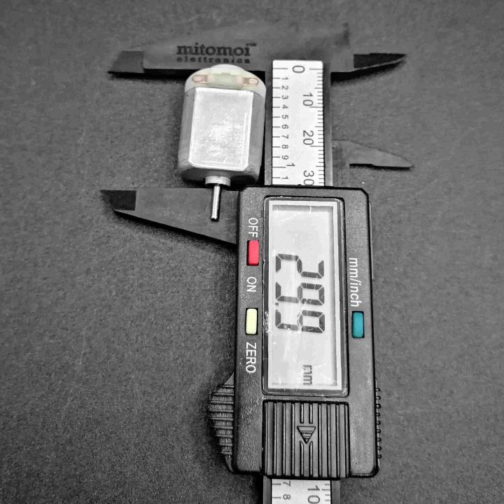 Motorino elettrico micro albero motore giocattolo 15mmx20mm per elettronica