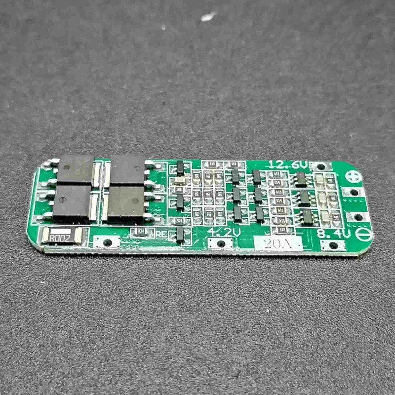 Circuito di ricarica per batterie a litio 18650 3S 20A 3,7V 12,6V