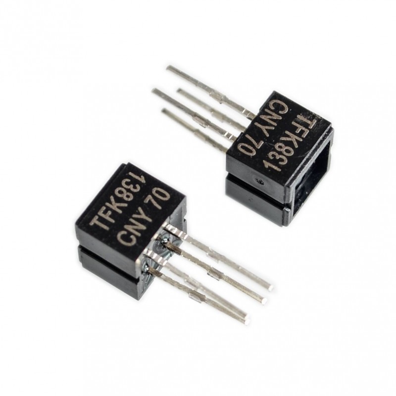 2pz Sensore ottico accoppiatore riflettente con uscita transistor 5v 50mah