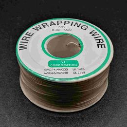 Filo stagnato autospellante 30awg Bianco wire wrapping bobina 250m 0,1mm