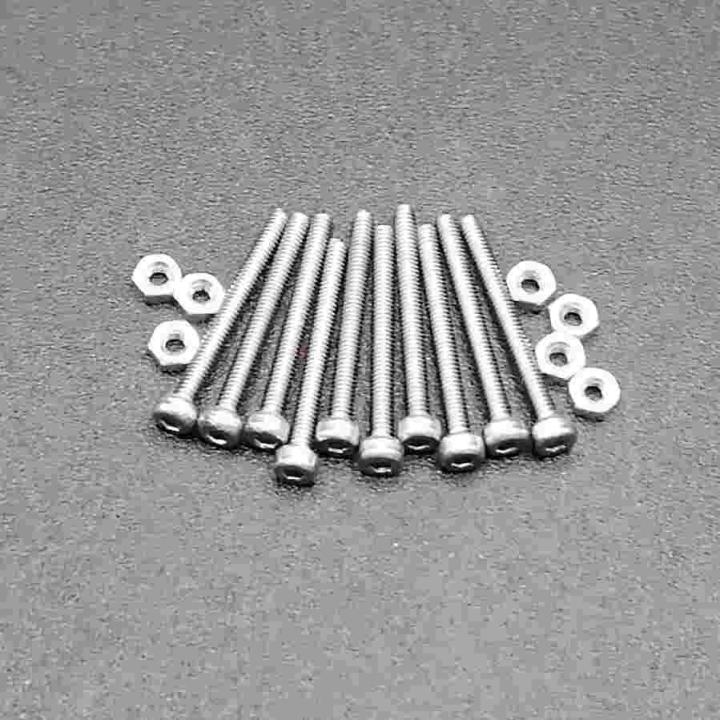 Set di viti m2x20mm con dadi 10 pezzi