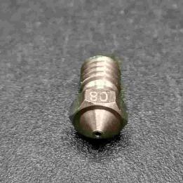 Ugello V6 0,8mm acciaio inox per stampante 3D