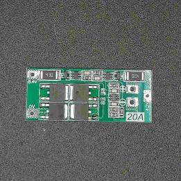 Circuito di protezione carica con bilanciatore BMS 2S 7.4V 8.4V 20A per 2 celle 18650 in serie