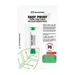Pasta saldante senza piombo AG Termopasty Easy Print Sn96,5Ag3Cu0,5, 5 ml, 20 g – AGT-029 EASY PRINT
