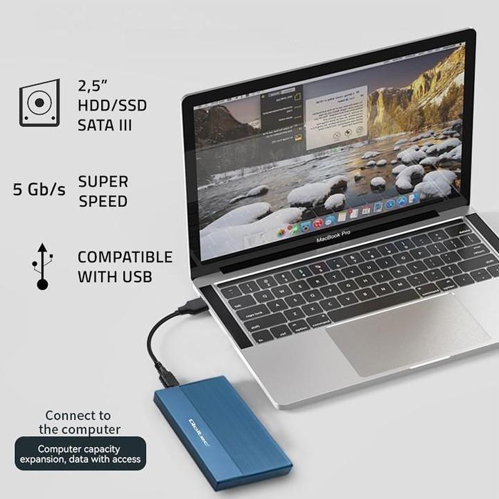 Accessorio per dischi Qoltec SATA, USB B micro presa, SATA III, USB 3.0 – 52276