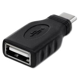 Adattatore da USB-C maschio a USB-A femmina, USB 2.0, nero, Qoltec – 50396