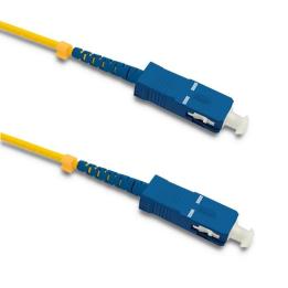 Patch cord in fibra ottica SC/UPC-SC/UPC monomodale 9/125 µm G652D simplex, 10 m, Qoltec – 54302