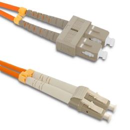Patch cord in fibra ottica Qoltec LC/UPC, SC/UPC, MMF OM2, 5 m – 54042