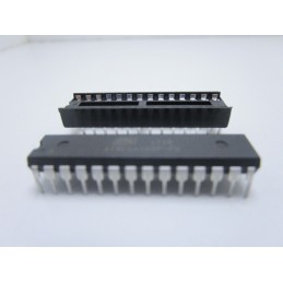 Kit Atmega328P-PU Atmel con zoccolo socket 28 pin arduino per fai da te