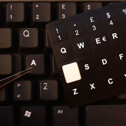 Lettere tasti stickers adesivi tastiera italiana adesiva universale per notebook