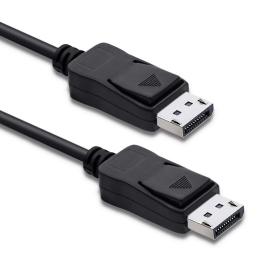 Cavo video Qoltec DisplayPort spina, su entrambi i lati, con bloccaggio, DisplayPort 1.3, 2 m – 50467