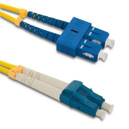 Patch cord in fibra ottica Qoltec LC/UPC, SC/UPC, SMF G652D, 3 m – 54033
