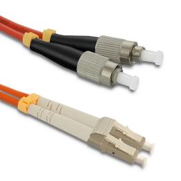 Patch cord in fibra ottica Qoltec FC/UPC, LC/UPC, MMF OM2, 1 m – 54055
