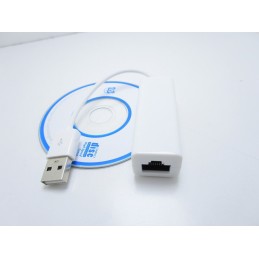 Adattatore scheda di rete ethernet porta usb 2.0 femmina a LAN Rj45 10/100Mbp