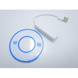 Adattatore scheda di rete ethernet porta usb 2.0 femmina a LAN Rj45 10/100Mbp