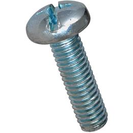 Vite Bossard M4×5, testa sferica, a taglio, Phillips 0,8mm, PH2, acciaio zincato, BN 1435 (confezione da 100 pz) – 1219901