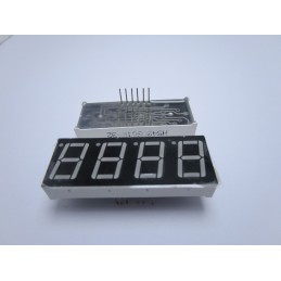 Modulo display a 7 segmenti catodo HS420561K-32 con 4 cifre per arduino fai da t