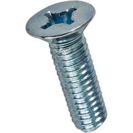 Bossard screw M3×40, countersunk head, Phillips PH1, zinc-plated steel, DIN 965A (pack of 200) – 1135805