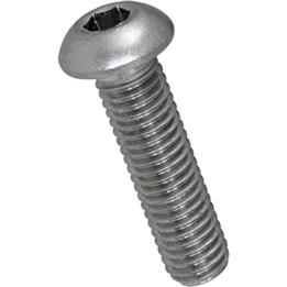Vite Bossard M4×12, testa sferica, brugola HEX 2,5mm, acciaio INOX A4, ISO 7380-1 (confezione da 100 pz) – 1720791