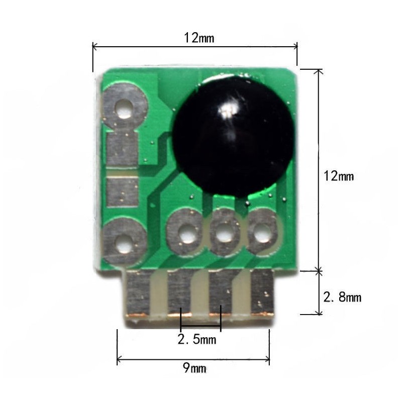 Circuito chip sonoro sirena polizia DC 3-5v 180-220k per fai da te Arduino