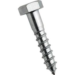 Vite autofilettante Bossard 10×50, testa esagonale, acciaio zincato, DIN 571 (confezione da 100 pz) – 1395378