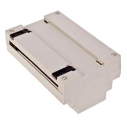 Contenitore per guida DIN Kradex 8 moduli, 138×88×62 mm, polistirolo, grigio – Z104J PS