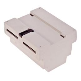 Contenitore per guida DIN Kradex 6 moduli, 107×89×65 mm, grigio – Z101J PS