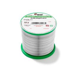 Filo di stagno senza piombo SAC305 Ø 0,7 mm, bobina da 500 g Cynel – SAC305 0.7MM  0.5KG