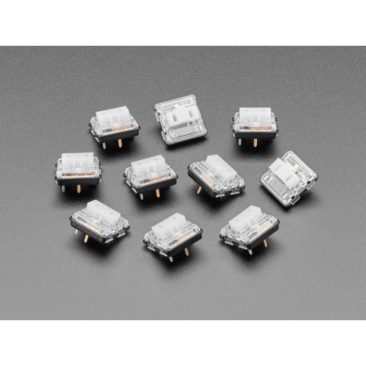 Switch meccanici Kailh Choc White clicky ultra ribassati, non compatibili MX (confezione da 10 pz) – Adafruit 5114