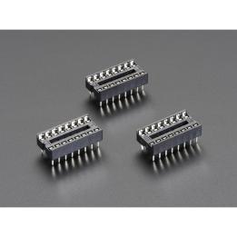 Zoccolo per circuiti integrati a 16 pin, larghezza 0,3" (7,62 mm) (confezione da 3 pz) – Adafruit 2203