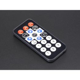 Mini telecomando a infrarossi 21 tasti, codifica NEC 38 kHz, batteria CR2032 inclusa – Adafruit 389